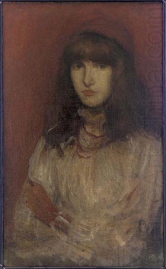 James Abbot McNeill Whistler The Little Red Glove china oil painting image